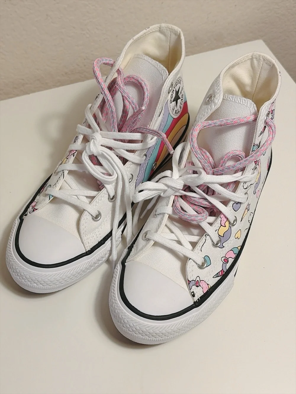 Converse Chuck Taylor All Star Unicorn Rainbow High Top Kids Multiple Sizes NIB